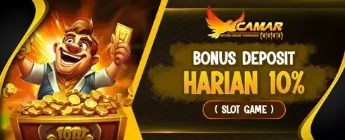 Reload Bonus Harian 100% promotion banner